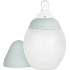 BibRond anti-colique en silicone ivy green (330 ml) - Elhée