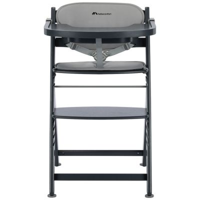 Chaise haute évolutive Timba 2 avec coussin Mineral Graphite