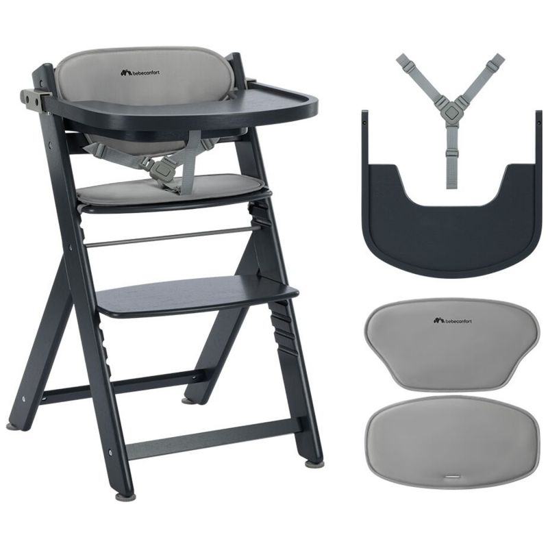 Chaise haute évolutive Timba 2 avec coussin Mineral Graphite Bébé Confort Produit 9