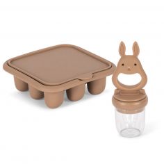 Moule à sorbet et sucette grignoteuse Blush - Konges Slojd