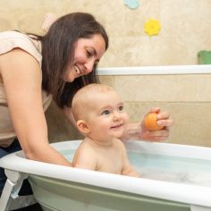 Lot de 4 aspergeurs de bain en silicone