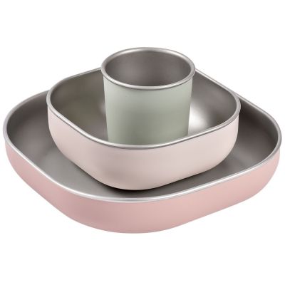 Coffret repas en Inox Barbe à papa (3 pièces)