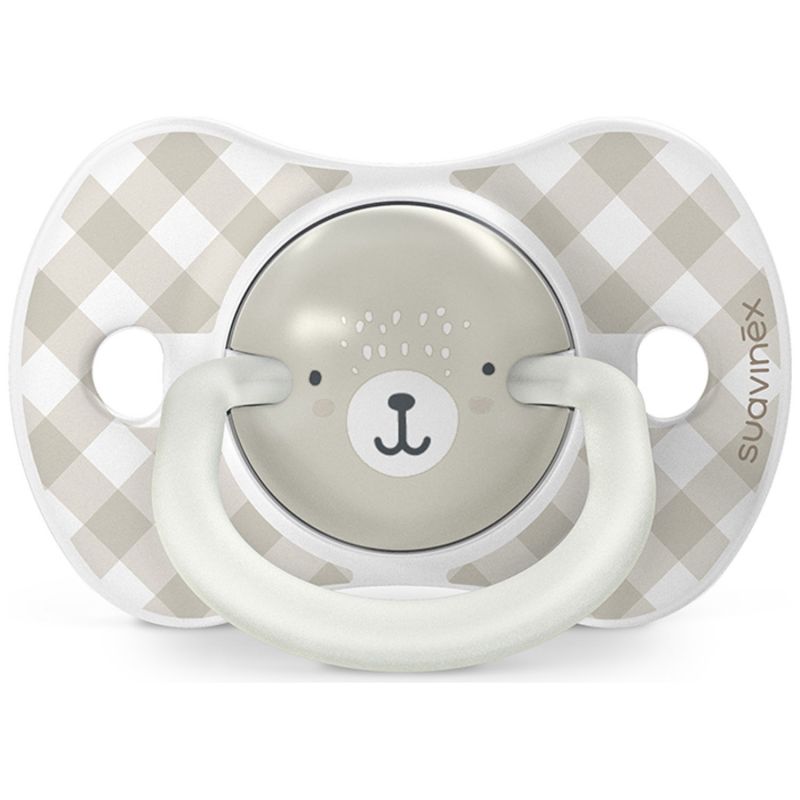 Lot de 2 sucettes symétriques SXPro Wild&Free Night and Day Gris (6-18 mois) Suavinex Produit 2