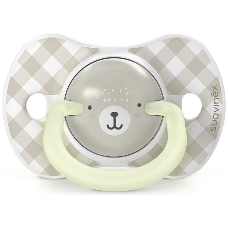 Lot de 2 sucettes symétriques SXPro Wild&Free Night and Day Gris (6-18 mois) Suavinex Produit 4