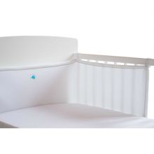Tour de lit maille 3D Eole blanc (pour lits 60 x 120 et 70 x 140 cm)  par Domiva
