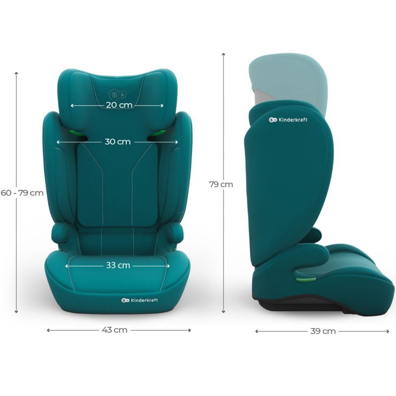 Siège auto évolutif I-Spark 2 Plus i-Size Green (groupe 2-3) Kinderkraft Produit 8