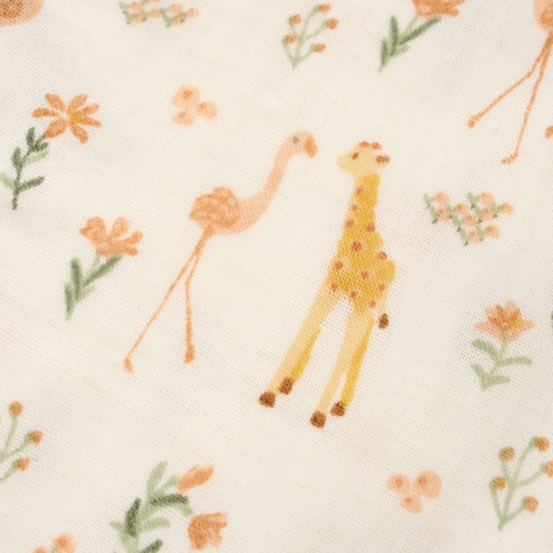Housse pour matelas à langer en gaze de coton Blooming Safari (50 x 70 cm) Little Dutch Produit 3