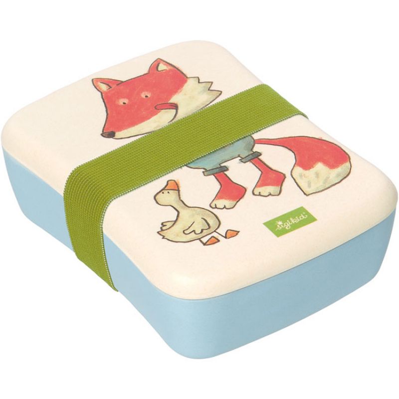 Lunch box en bambou renard Sigikid
