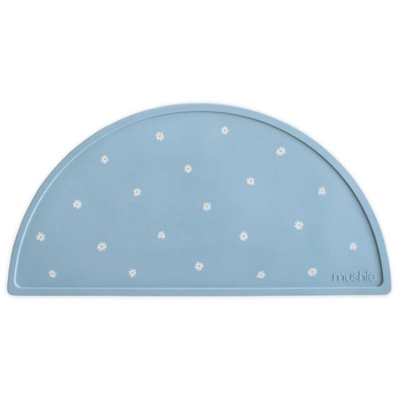 Set de table en silicone White Daisy Mushie