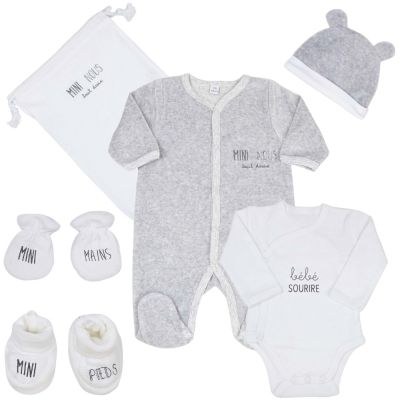 Kit de naissance Mini nous 6 pièces (1 mois) Trois Kilos Sept