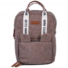 Sac à dos enfant Mini Club Signature Teddy Soft Brown - Childhome