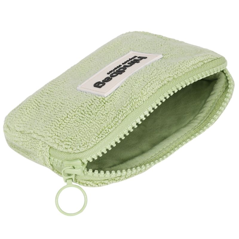 Porte-monnaie Lili en éponge Vert Hindbag Produit ouvert 4