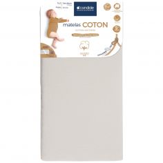 Matelas bébé coton bio déhoussable 360° (70x140 cm) - Candide
