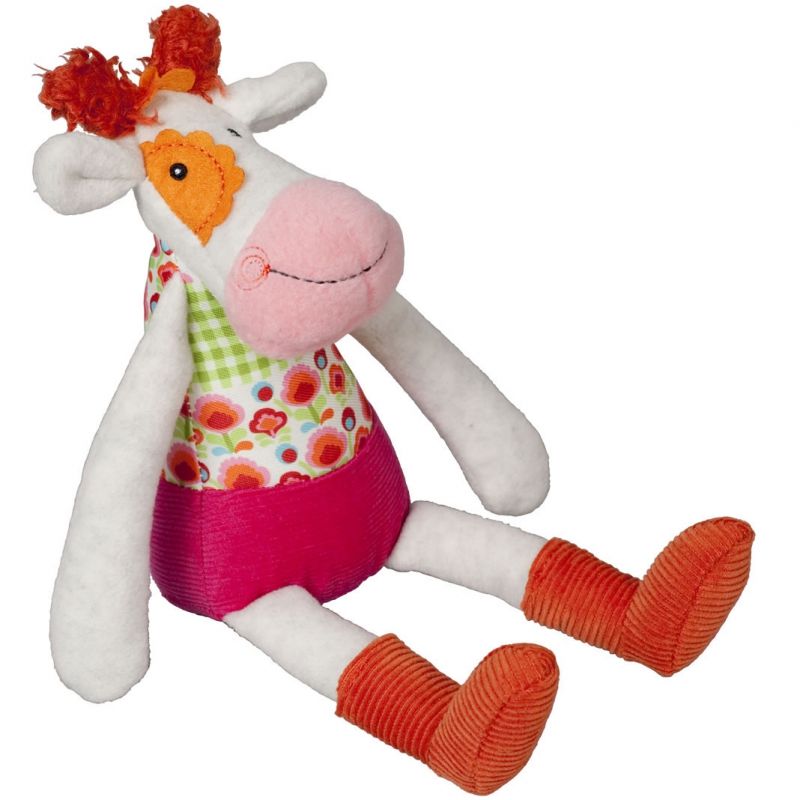 Peluche Anémone la vache La Happy Farm (25 cm) Ebulobo