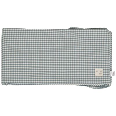 Tour de lit Praliné Vichy Rayures Matcha (120x60 cm)