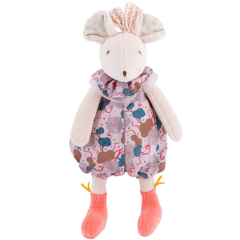 Peluche hochet Souris rose Il était une fois (24 cm) Moulin Roty