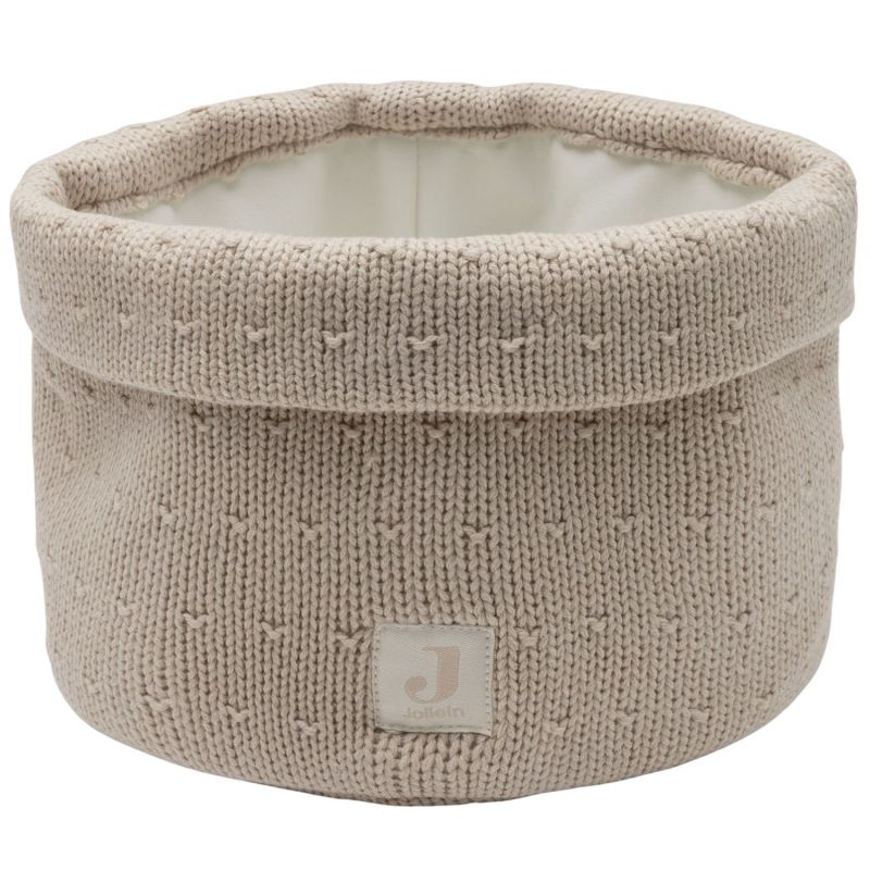 Panier de rangement Sprinkle Knit Sand (14 x 18 cm) Jollein Produit 1