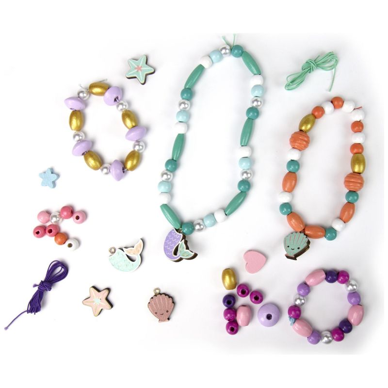 Coffret perles bois Sirène Sycomore Produit 3