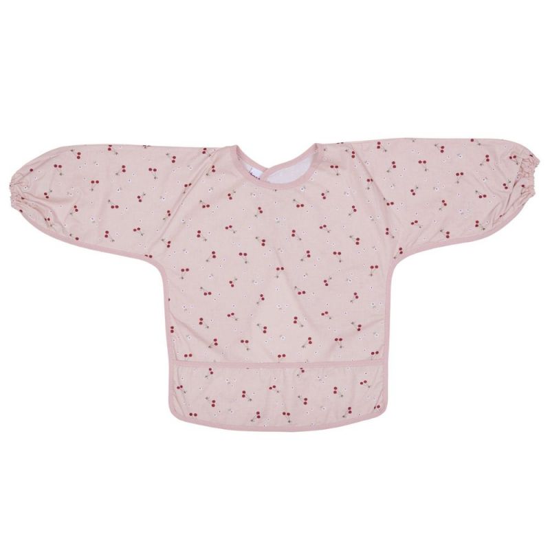 Bavoir manches longues Cerise (6-24 mois) BB & Co