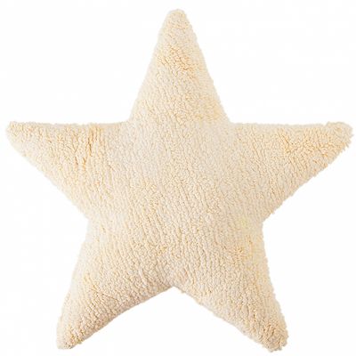 Coussin étoile vanille (50 cm)  par Lorena Canals
