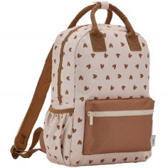 Sac à dos Cœurs Marron - Atelier Wagram