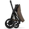 Duo e-PRIAM 2026 Poussette électrique tout-terrain avec nacelle pliable Matt Black Coconut Brown Cybex Produit 9
