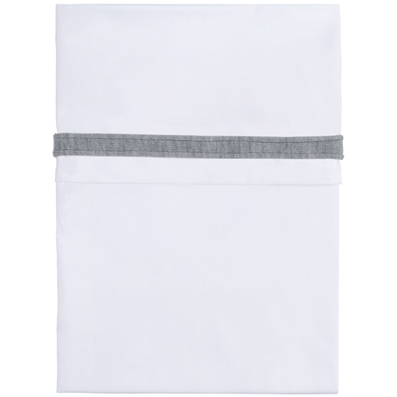 Drap liseré gris (150 x 120 cm) Baby's Only