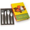 Coffret couverts enfant Miffy amis personnalisable (4 pièces)  par Zilverstad