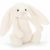 Variation Ecru du produit Peluche Bashful Lapin Cream (18 cm) de la marque Jellycat