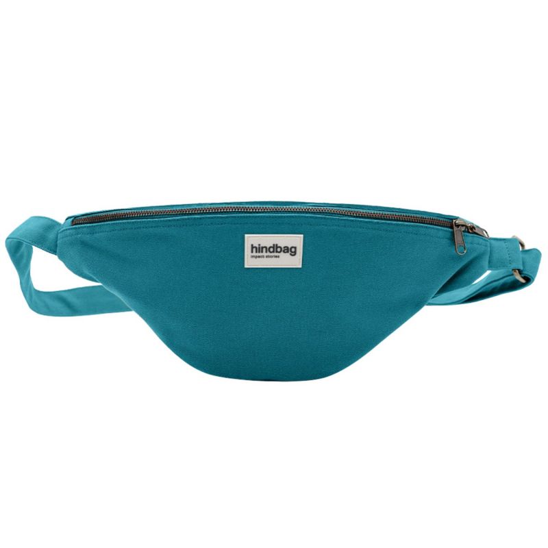 Sac banane Sasha L Bleu Paon Hindbag Produit 1