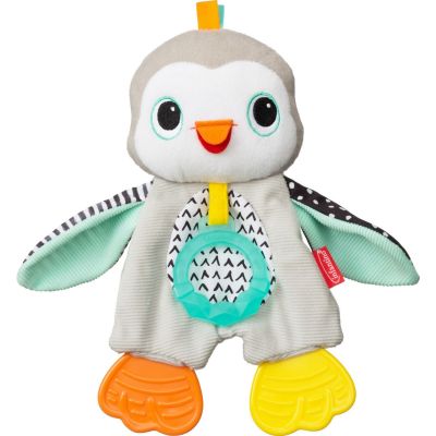 Peluche de dentition pingouin  par Infantino