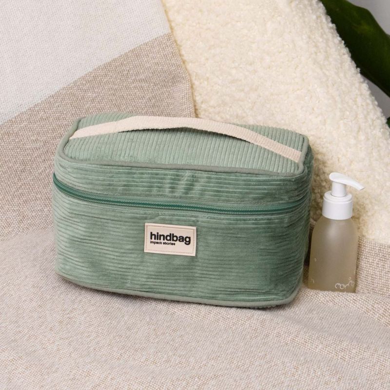 Vanity Gaspard Velours Vert d'eau Hindbag Ambiance 1