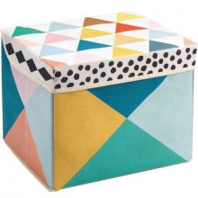 Cube de rangement en tissu  par Djeco