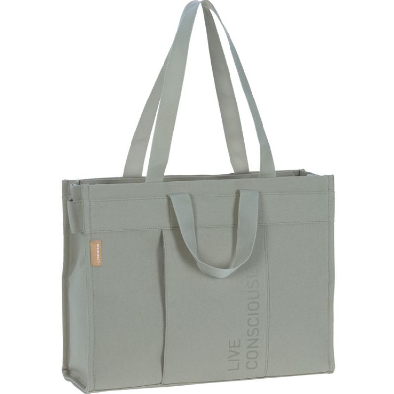 Sac à langer Tote Up vert argenté Green Label Lässig
