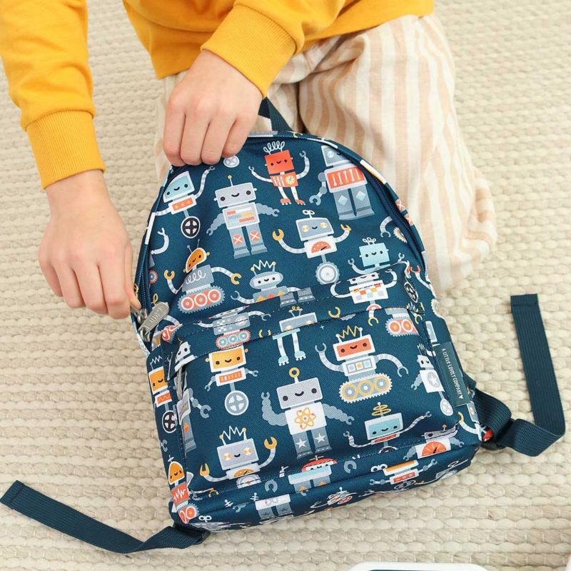 Sac à dos bébé Robots A Little Lovely Company Ambiance 1