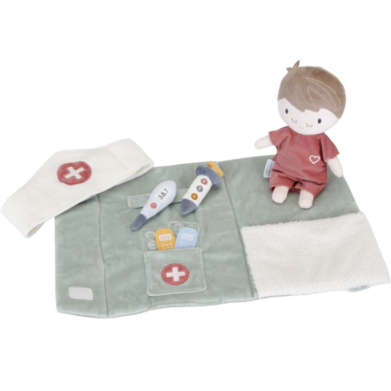 Poupée souple bébé Docteur (28 cm) Little Dutch
