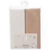 Lot de 2 draps housses en jersey Light Terra-Oatmeal (70 x 140 cm) Jollein Packaging 6