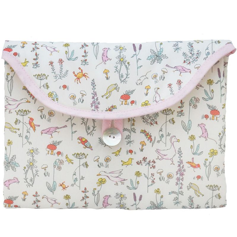 Tapis à langer Liberty Alice rose Luciole et Cie