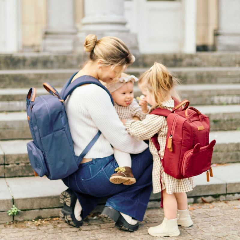 Sac à dos enfant Mini Club Signature Urban Bordeaux Childhome Produit 2