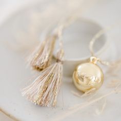 Bola de grossesse Astre cordon moka (or jaune 18 carats) - Pleine Lune