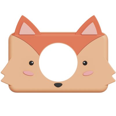 Coque en silicone pour appareil photo Zoo Friends Fox  par The Zoofamily