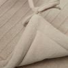 Tour de lit Pure Knit Nougat (pour lit 60 x 120 ou 70 x 140 cm)  par Jollein