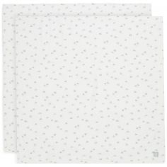 Lot de 2 maxi-langes en coton On the Go (115 x 115 cm) - Jollein