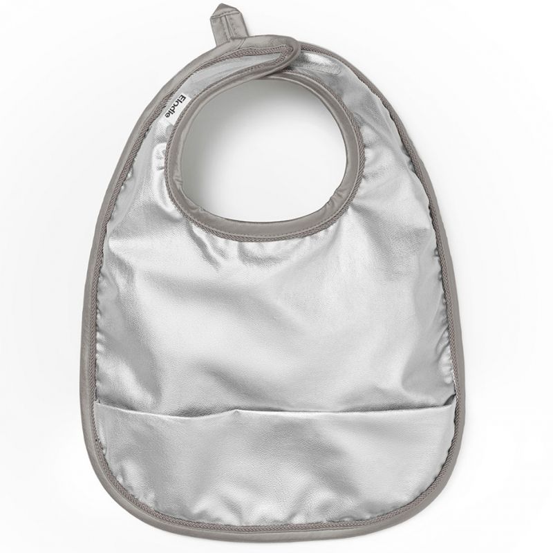 Bavoir à poche métallisé Stone Silver Elodie Details