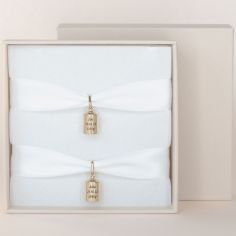 Coffret duo Pendentifs (plaqué or jaune) - Mon Petit Poids