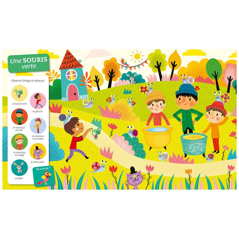 Livre cherche et trouve des tout-petits Comptines Auzou Editions Produit ouvert 3