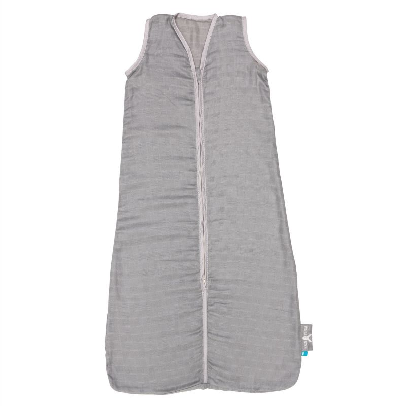 Gigoteuse légère en mousseline de coton gris Wallaboo