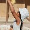 Chapeau anti-UV Damona Stripe Peppermint (9-12 mois) Liewood Ambiance 2