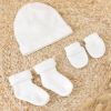 kit naissance bonnet chaussettes mouffles en coton bio Tartine et Chocolat Ambiance 2