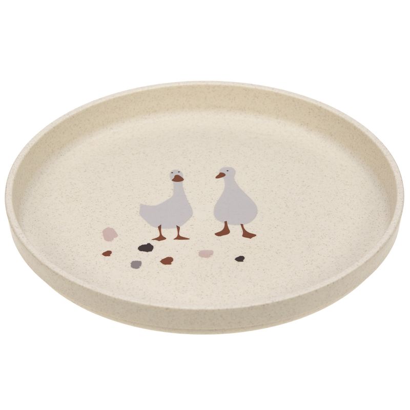 Assiette plate Tiny Farmer mouton et oie naturel Lässig Produit 1 grande taille